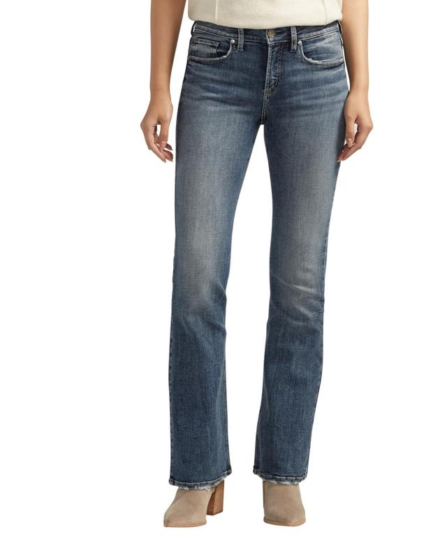 Silver Jeans Co. Womens Suki Mid Rise Curvy Fit Bootcut Jeans Product Image