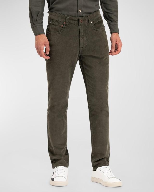 Mens Garment-Dyed Corduroy Pants Product Image