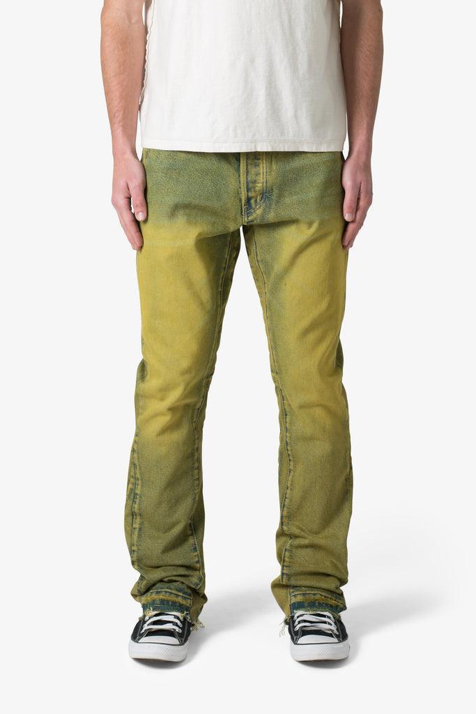 B540 Flare Denim - Olive Product Image