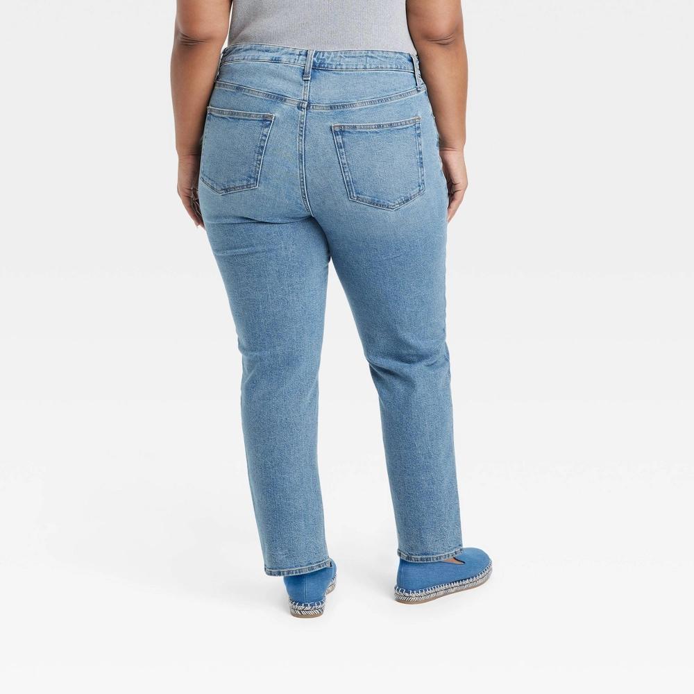 Women's Mid-Rise 80's Slim Fit Jeans - Universal Thread™ Light Wash 17 Product Image