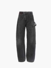 TWISTED WORKWEAR DENIM JEANS in grey | JW Anderson US  Product Image