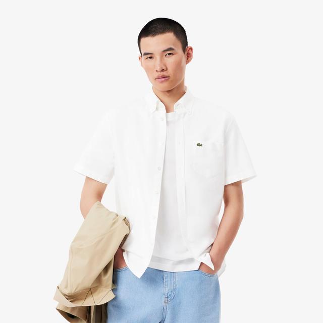 Regular Fit Short Sleeved Oxford Shirt Product Image