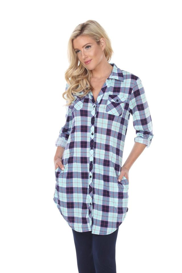 Piper Stretchy Plaid Tunic Product Image