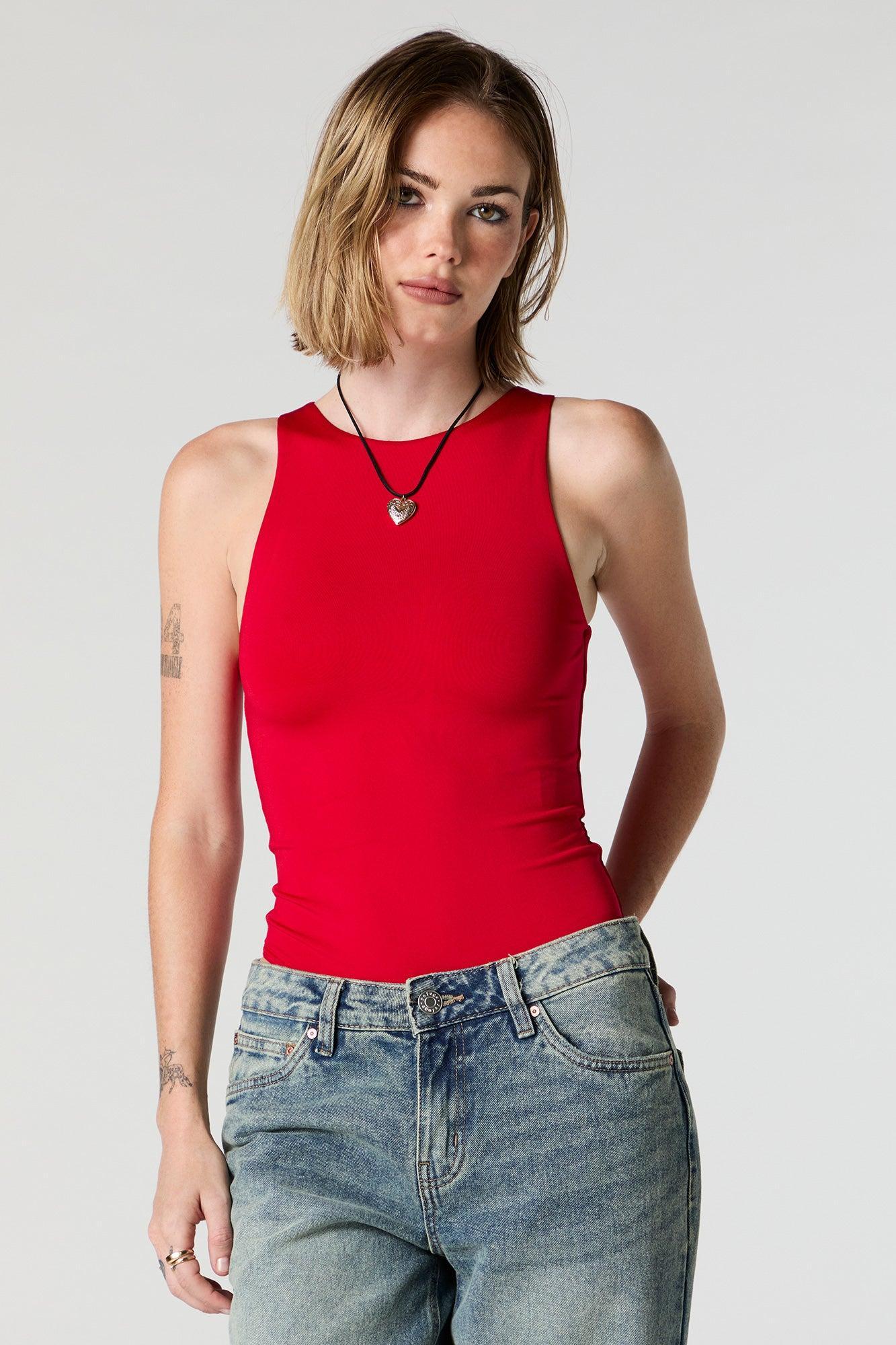 Contour High Neck Tank Bodysuit Female Product Image