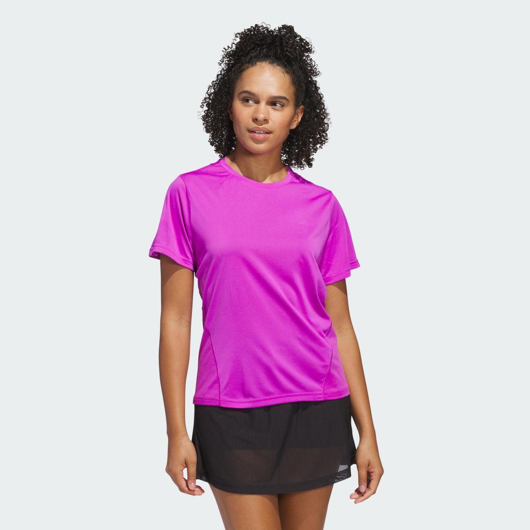 adidas Designed for Training Tee Purple Burst Mel XL Womens Product Image