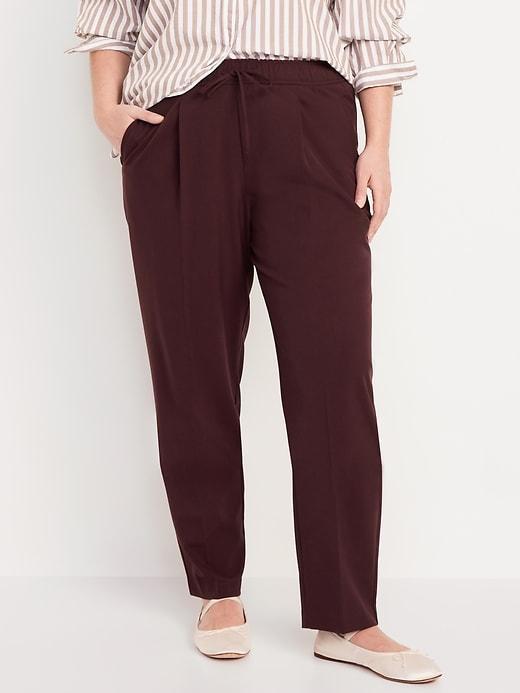 Extra High-Waisted Stevie Straight Pants Product Image