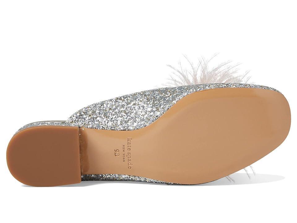 Kate Spade New York Marabou Mule (Gold/Silver) Women's Shoes Product Image