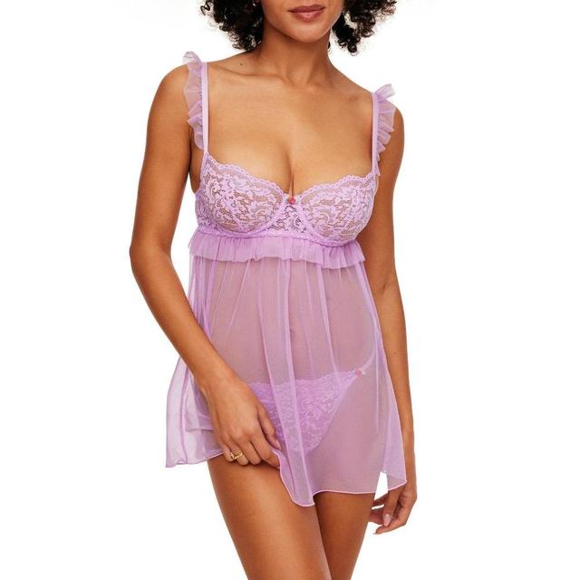 Keara Womens Babydoll & G-String Set Lingerie Product Image