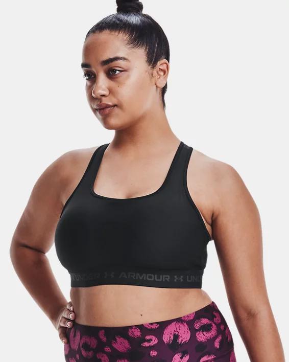 Women's Armour® Mid Crossback Sports Bra Product Image