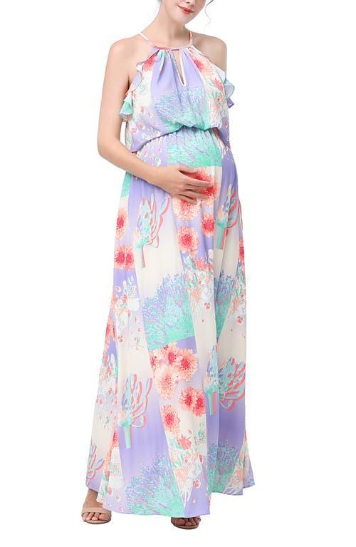 Kimi and Kai Pixie Floral Maternity/Nursing Maxi Dress Product Image