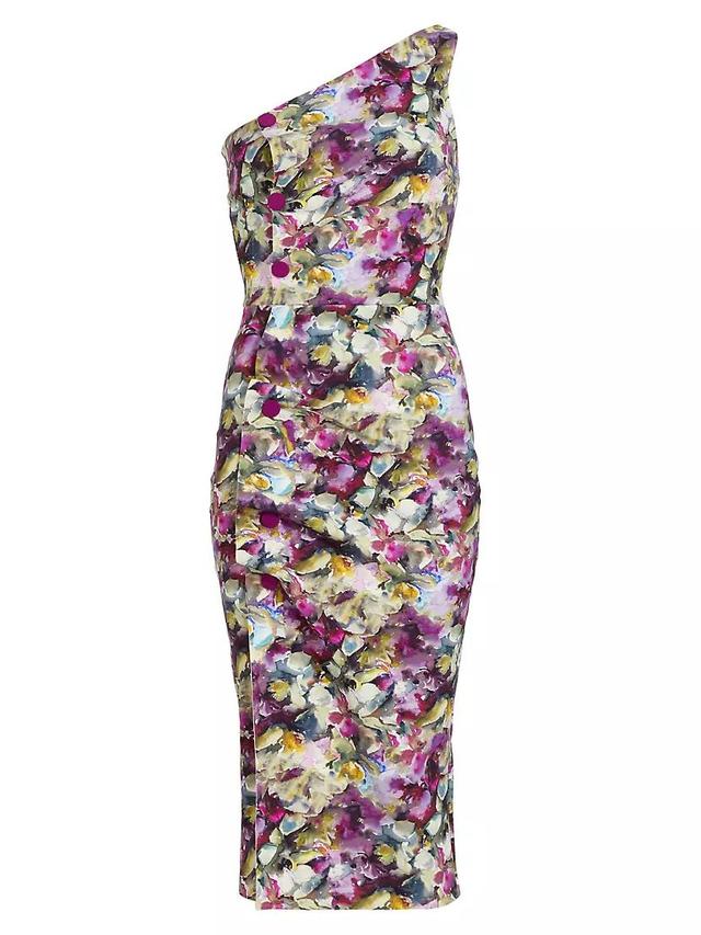 Floral One-Shoulder Dress Product Image