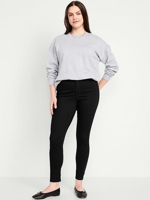 High-Waisted Rockstar Super-Skinny Jeans For Women Product Image