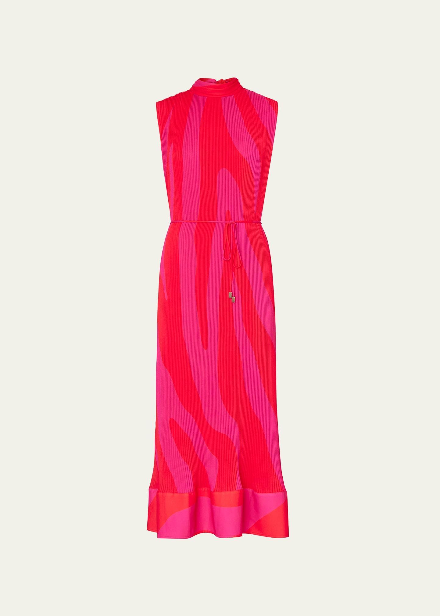 Womens Melina Pleated Midi-Dress Product Image