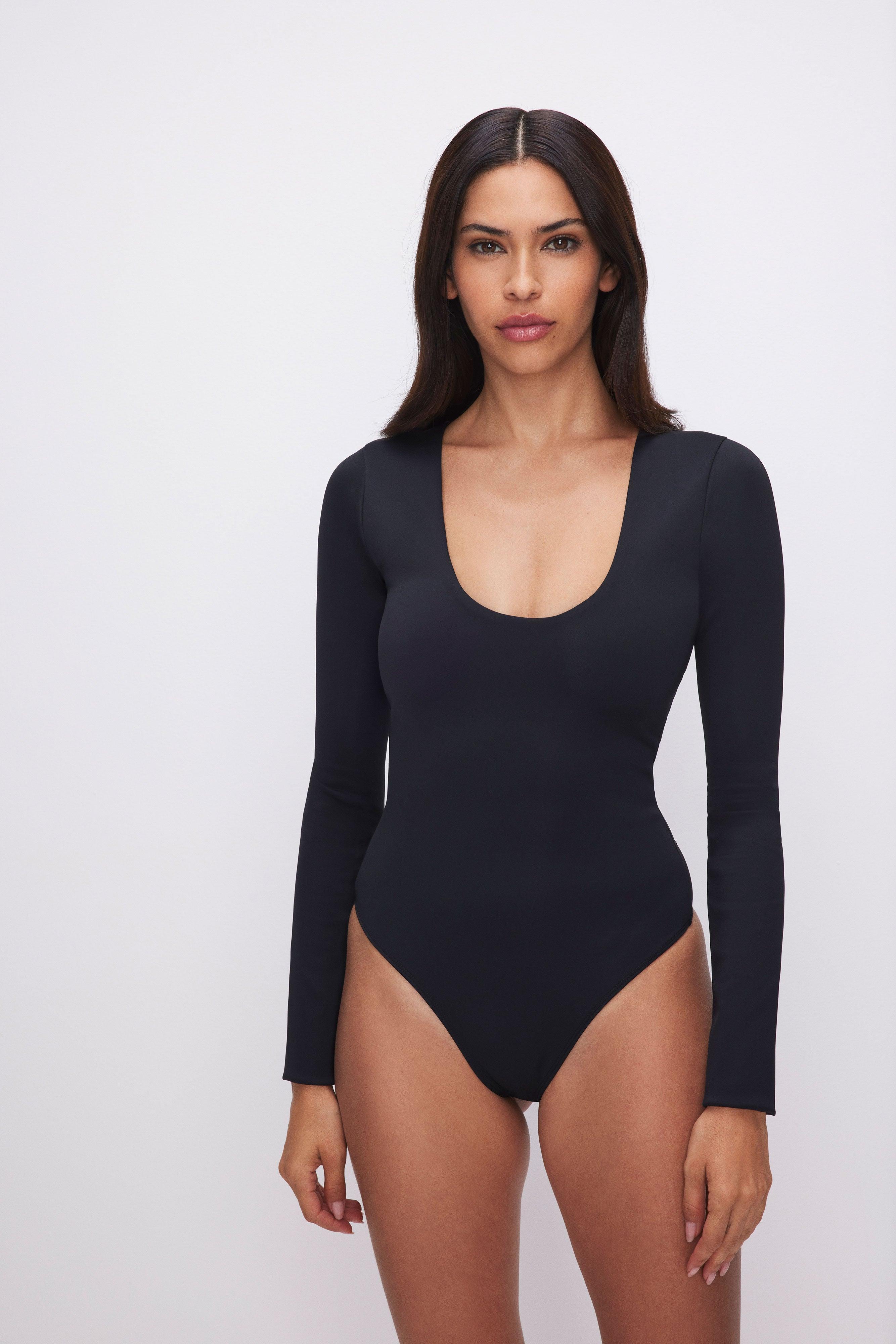 SCUBA SCOOP NECK BODYSUIT | BLACK001 Product Image