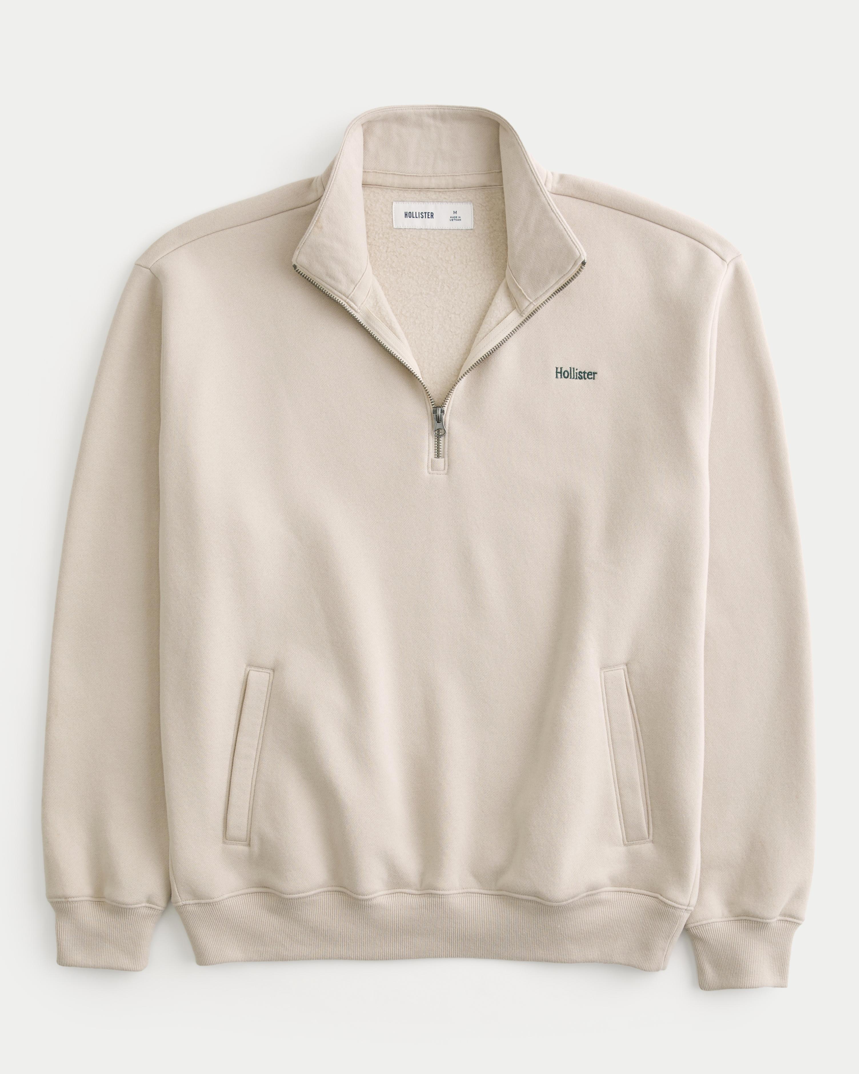 Relaxed Half-Zip Logo Sweatshirt Product Image