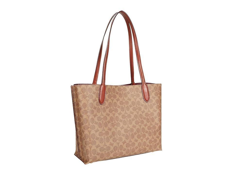 Womens Willow Signature Coated Canvas Tote Product Image