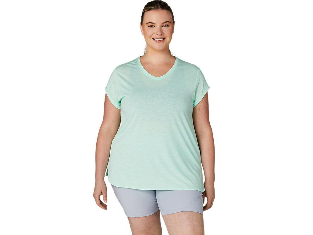 Womens Heather Vneck Top Product Image