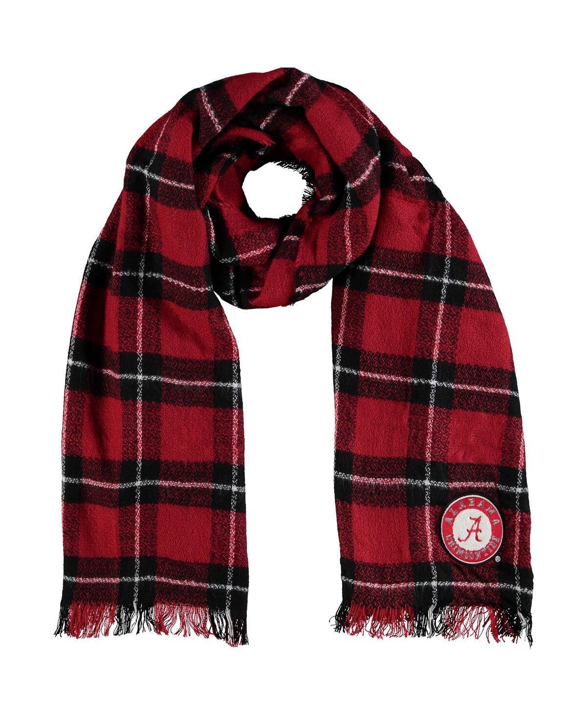 Womens Little Earth Alabama Crimson Tide Plaid Blanket Scarf Product Image