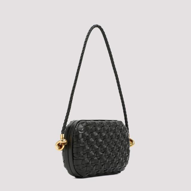 Knot With Strap Clutch Bag In Green Product Image