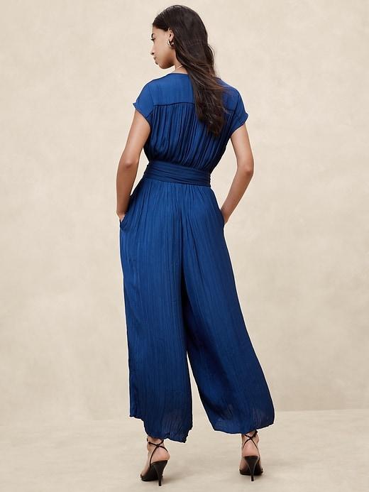 Crystal Pleated Jumpsuit Product Image