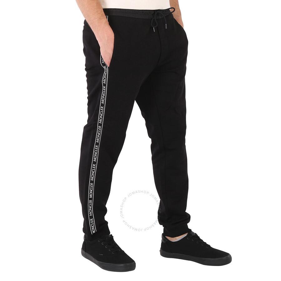 Men's Black Logo Side Band Track Pants Product Image