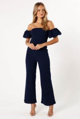 Petal and Pup Womens Tamra Off Shoulder Jumpsuit Product Image