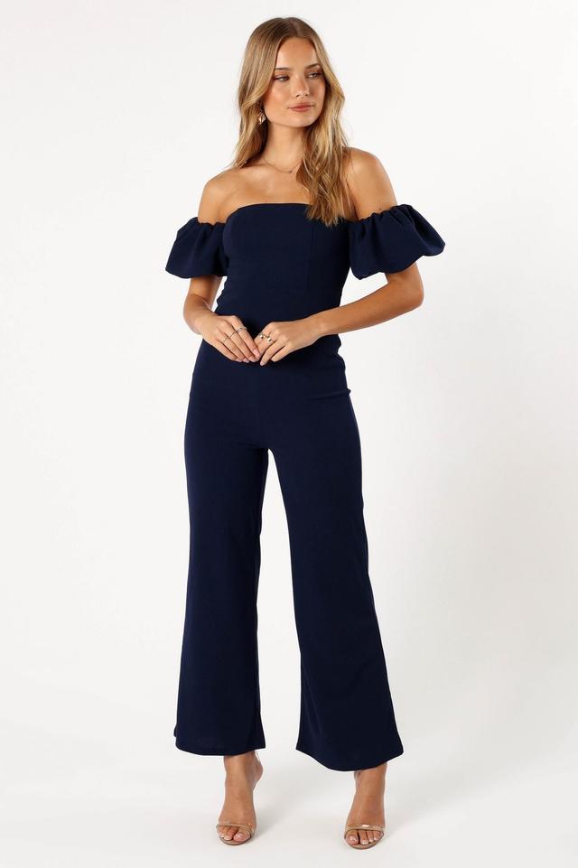 Petal and Pup Womens Tamra Off Shoulder Jumpsuit Product Image