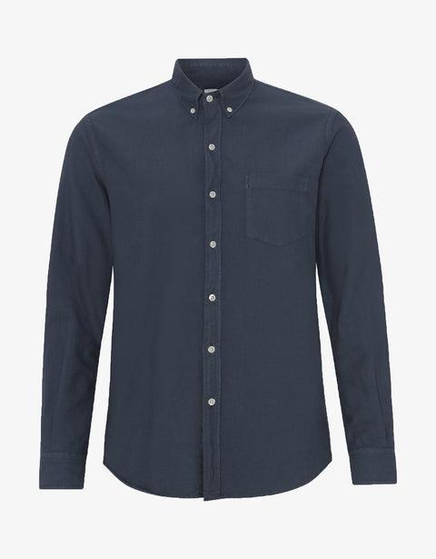 Organic Button Down Shirt - Petrol Blue Product Image