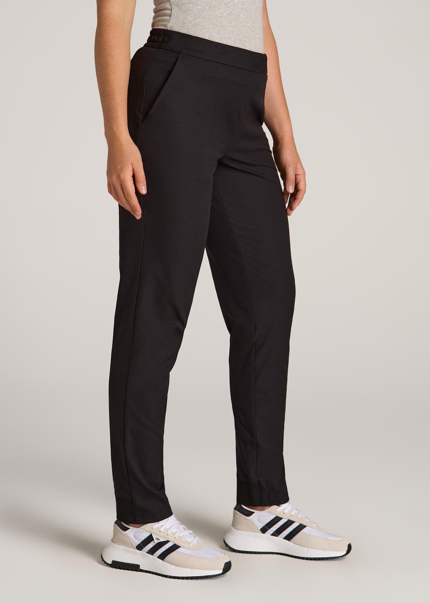 Pull-on Traveler Pants 2.0 for Tall Women in Black Female Product Image