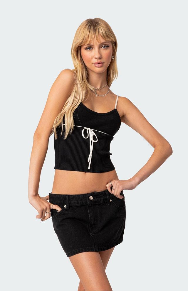 Edikted Women's Emily Knit Tank Top Product Image