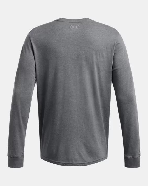 Men's UA Performance Cotton Collegiate Long Sleeve Product Image