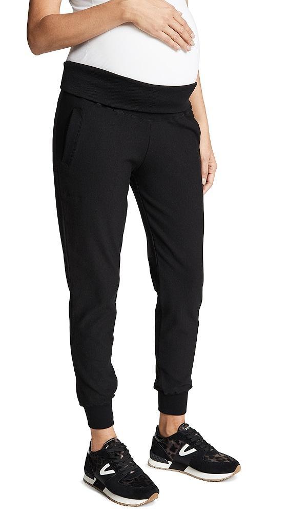 Plush Maternity Fold Over Joggers | Shopbop Product Image