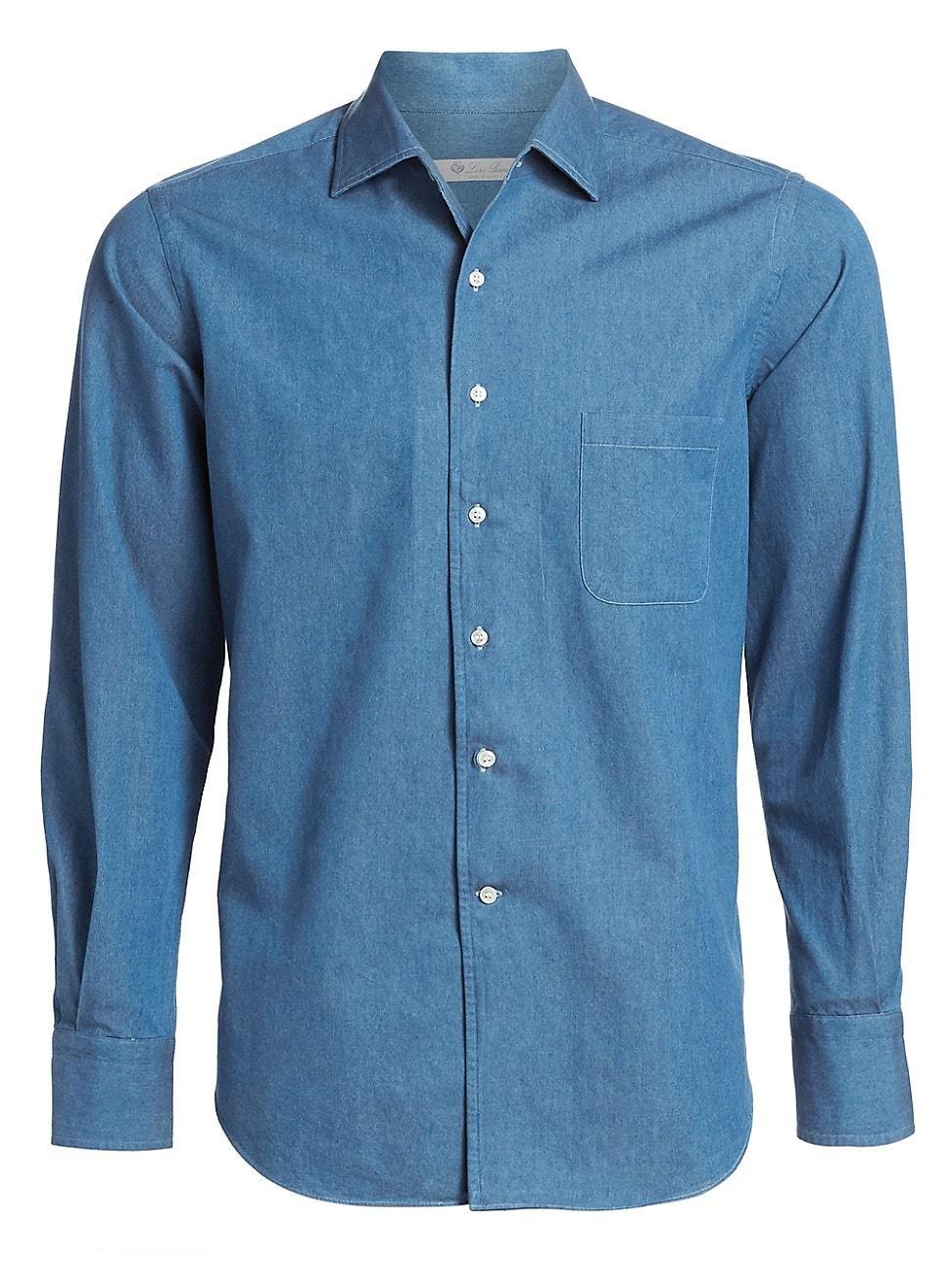 Andre Denim Button-Down Shirt Product Image