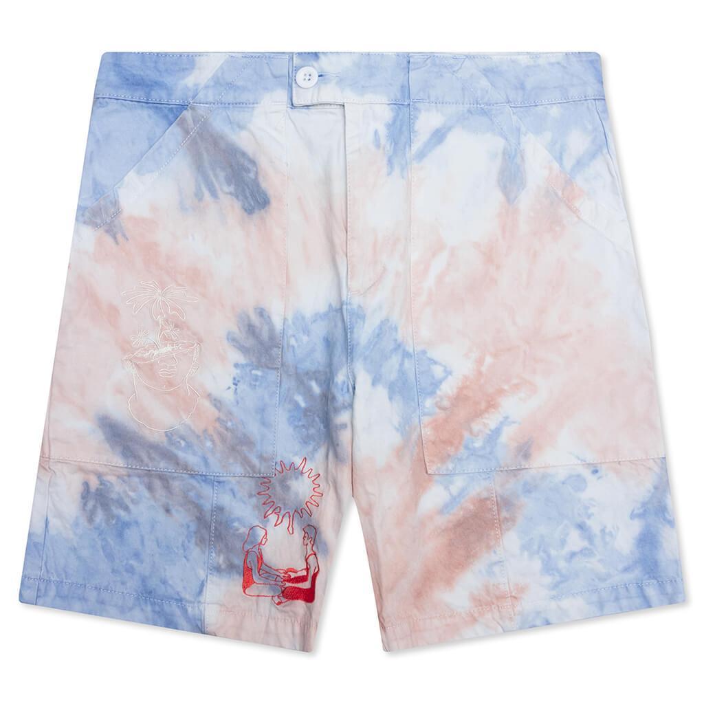 Growth Connection Change Minimal Tie Dye Work Shorts - Multi Male Product Image