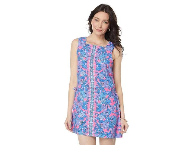 Lilly Pulitzer Donna Floral Square Neck Romper Product Image