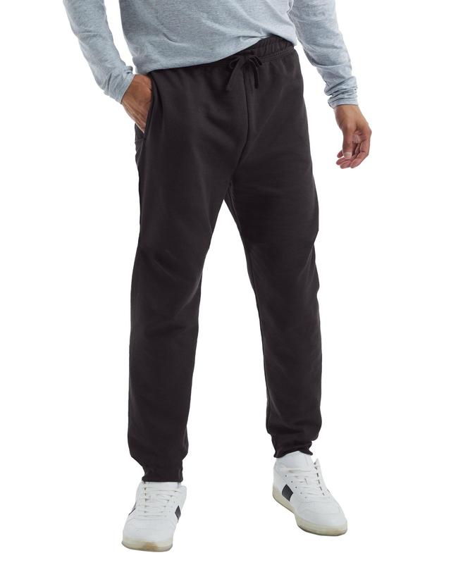 Hanes EcoSmart Mens Fleece Jogger Pants with Pockets, 30.5 Light Steel XL Product Image