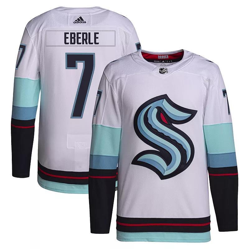 Mens adidas Jordan Eberle White Seattle Kraken Away Primegreen Authentic Pro Player Jersey Product Image