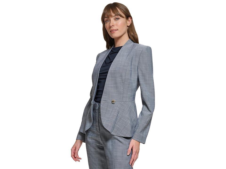 Tommy Hilfiger Peplum Jacket (Midnight ) Women's Clothing Product Image