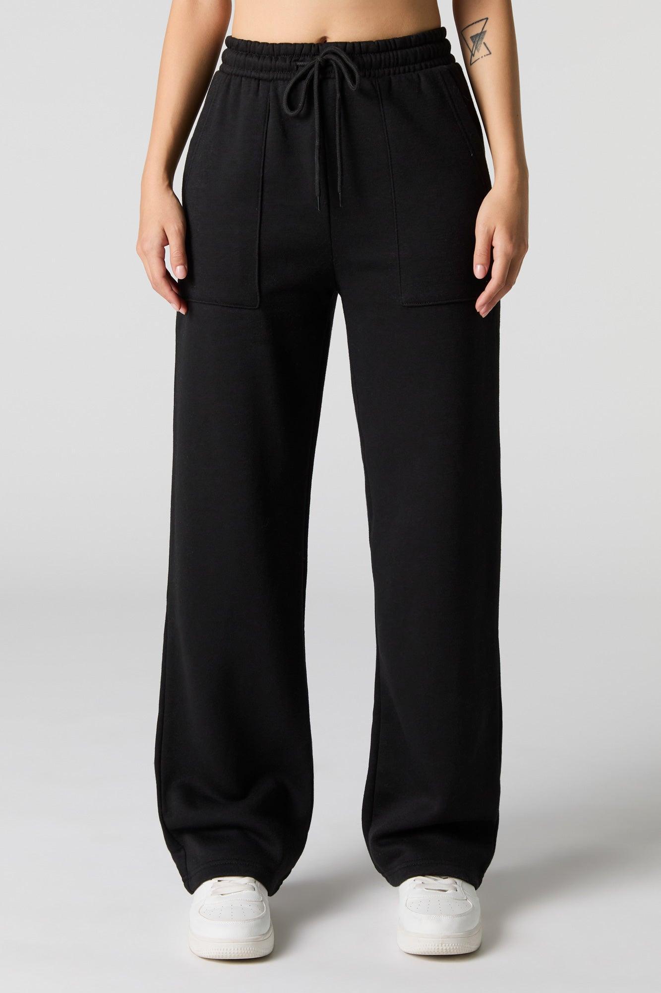 Wide Leg Fleece Sweatpant Female Product Image