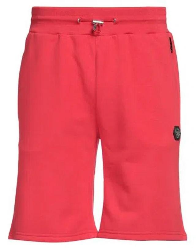 PHILIPP PLEIN Man Shorts & Bermuda Shorts Red Size M Cotton, Polyester Product Image