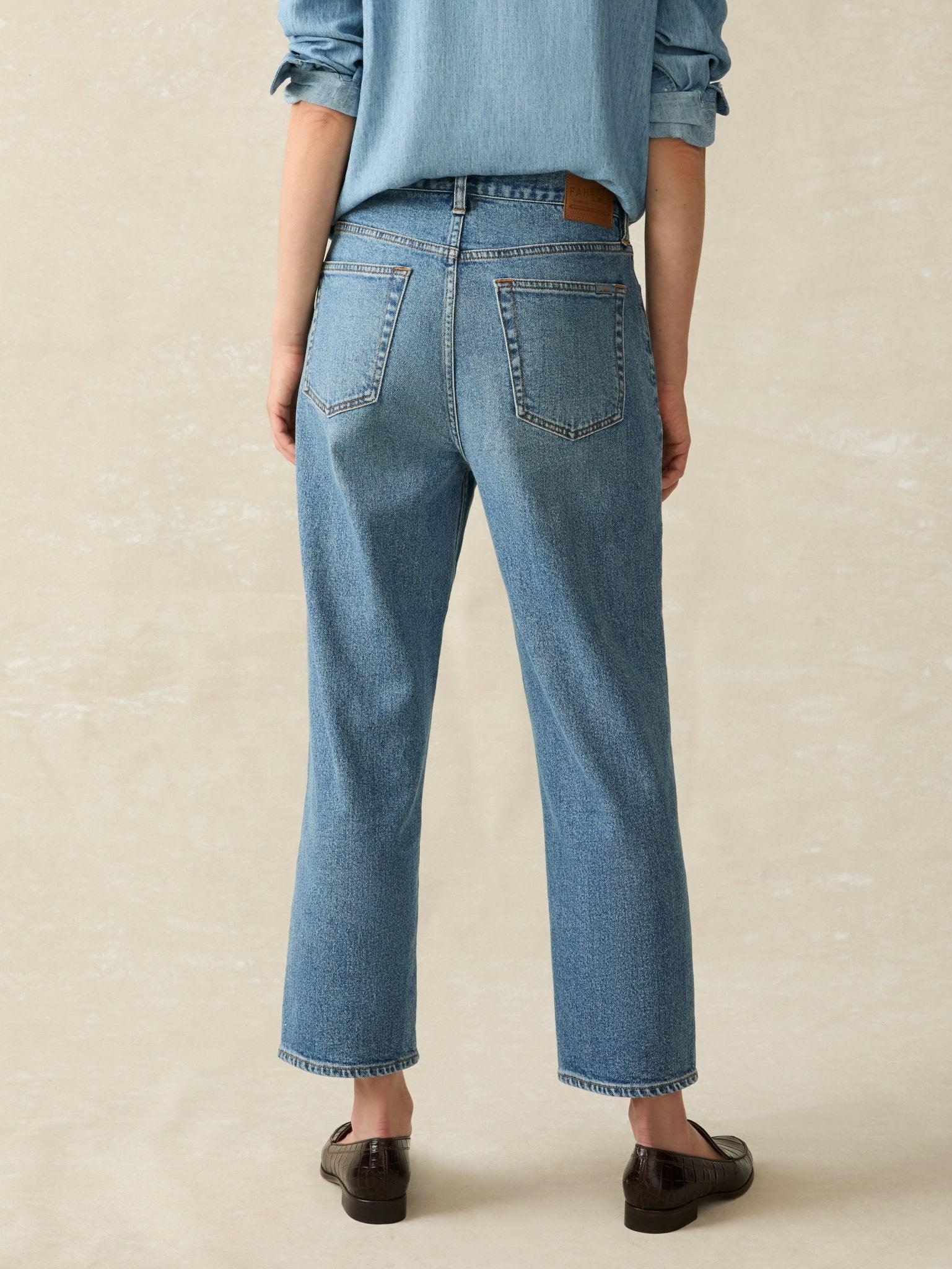 90s Crop Jean - Bluestone Wash Female Product Image