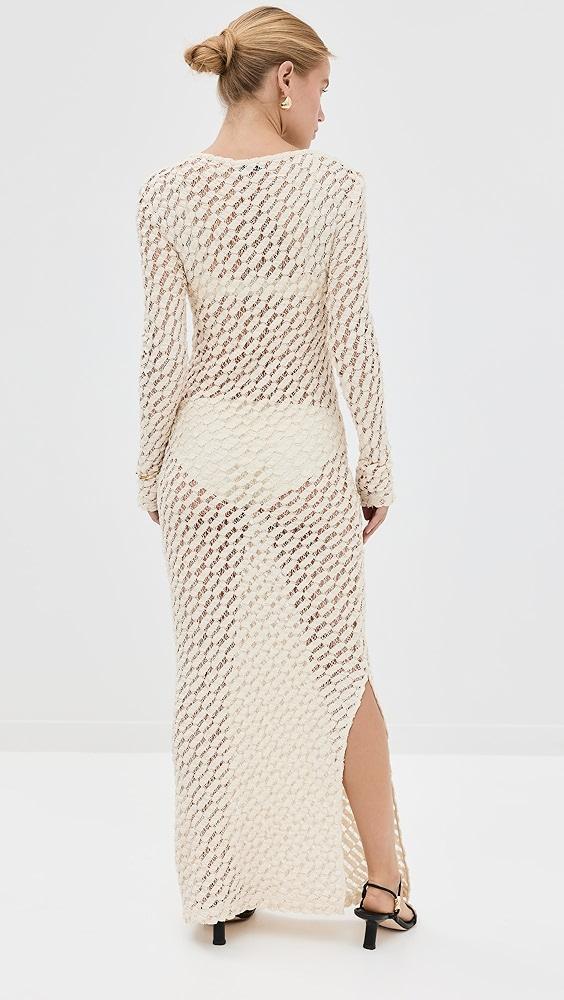 Róhe Lace Boat Neck Dress | Shopbop Product Image