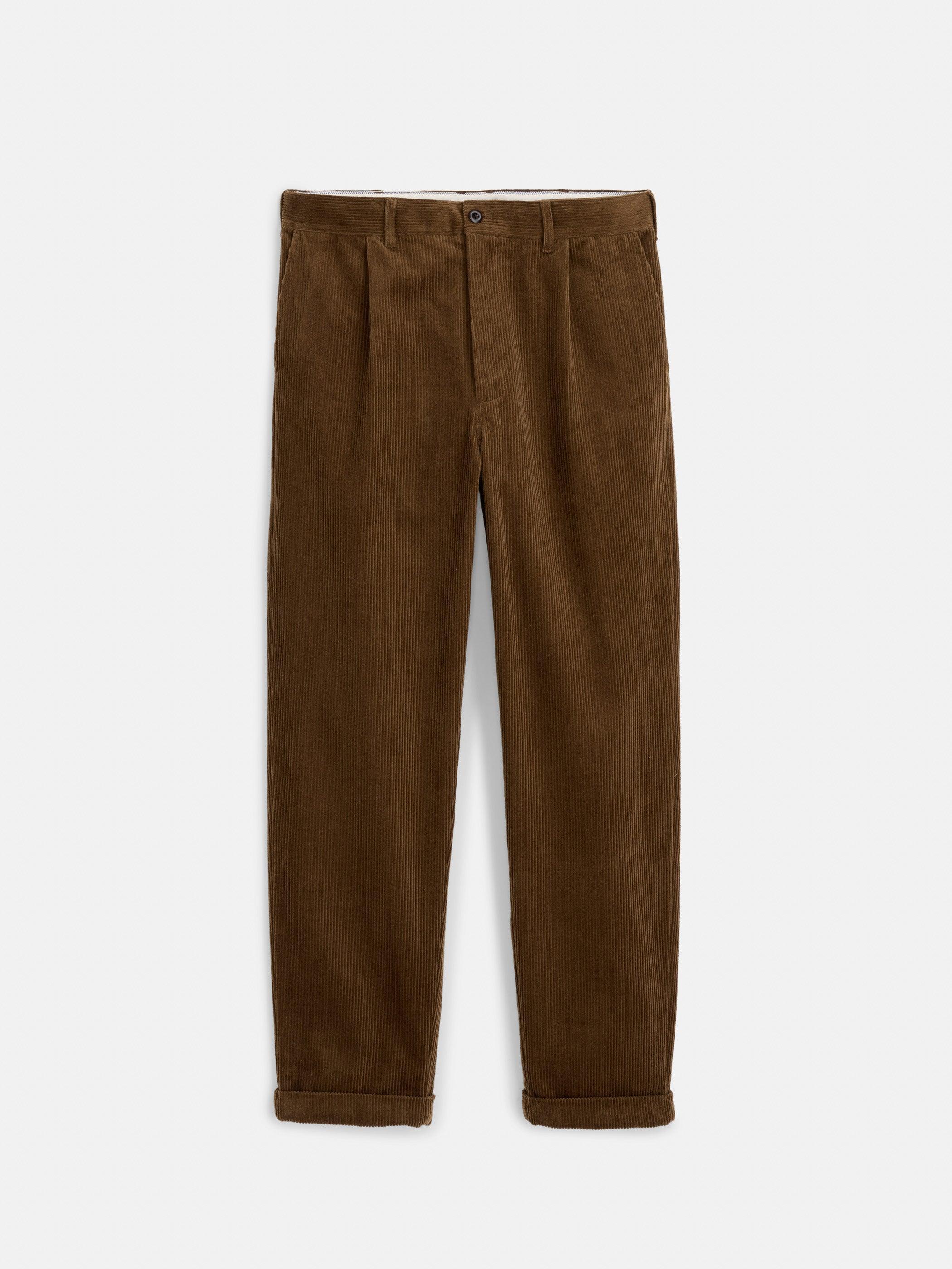 Standard Pleated Pant in Corduroy Male Product Image