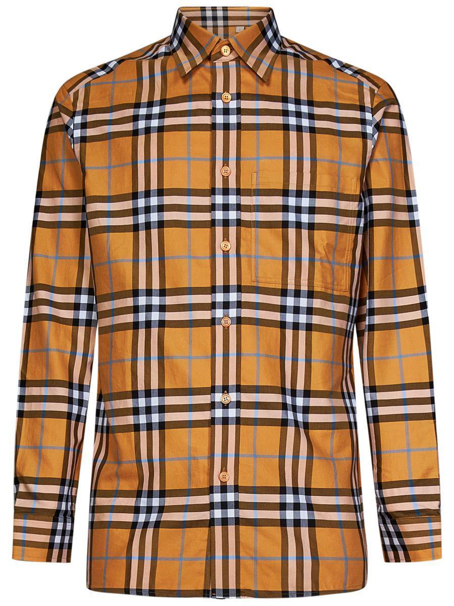 BURBERRY Shirts In Yellow Product Image