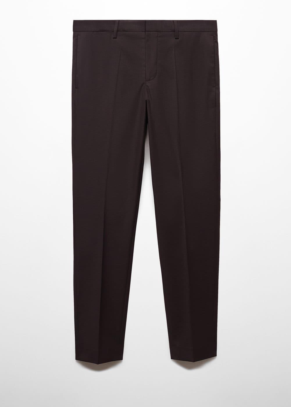 Mango Mens Stretch Fabric Super Slim-Fit Suit Pants Product Image