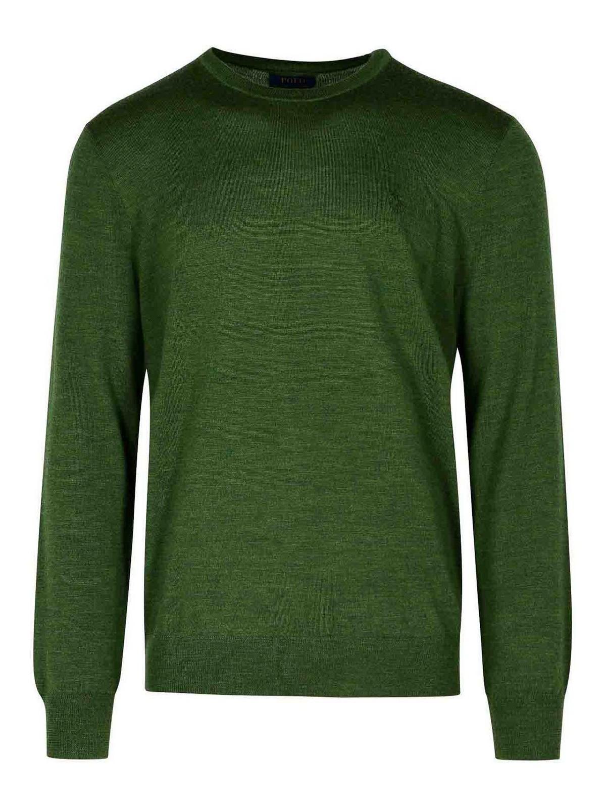 POLO RALPH LAUREN Green Wool Sweater Product Image