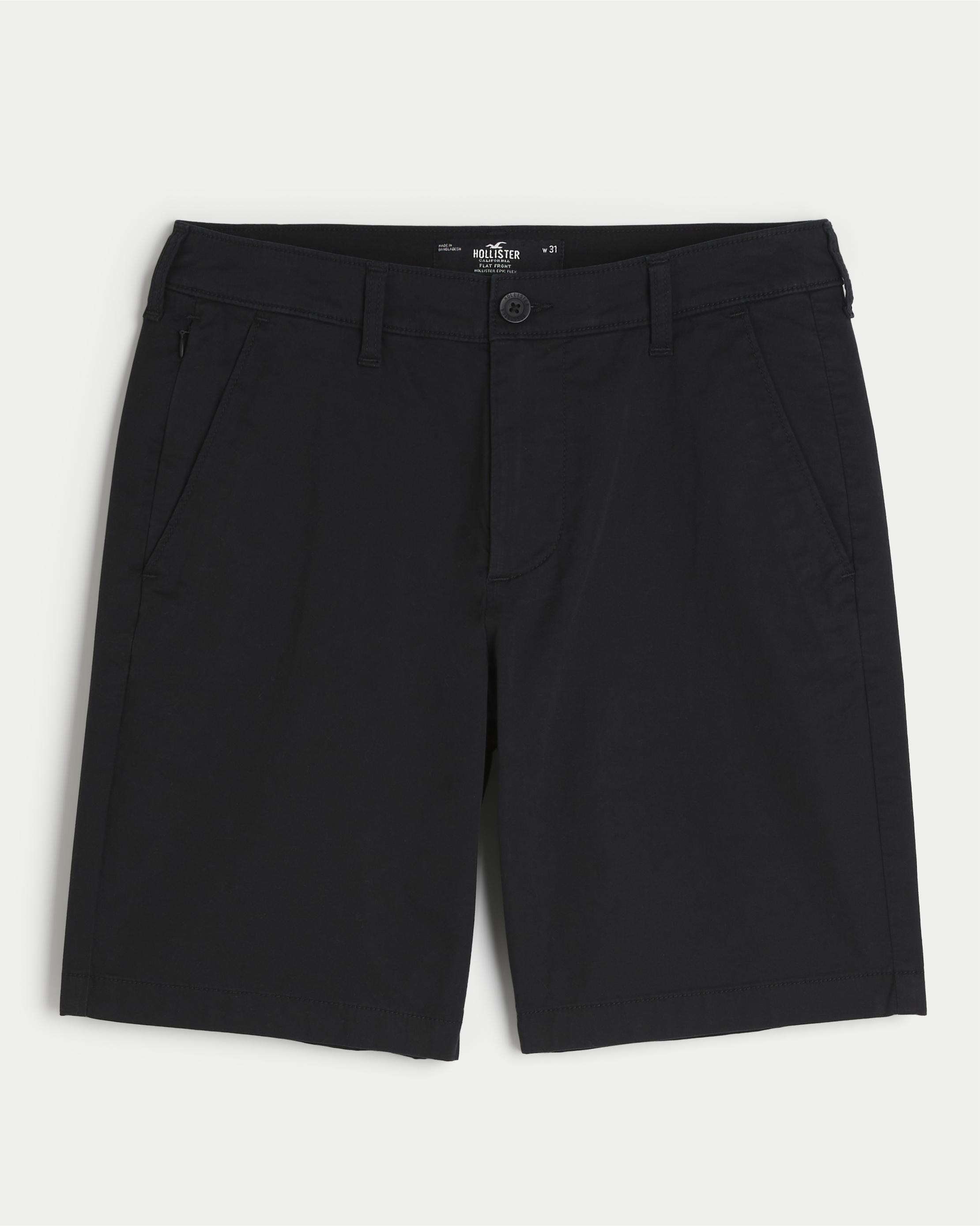 Twill Flat-Front Shorts 9" Product Image