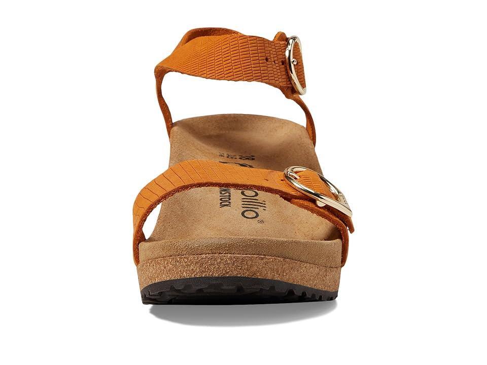 Birkenstock Papillio by Birkenstock Soley Wedge Sandal - Embossed Nubuck (Burnt ) Women's Shoes Product Image