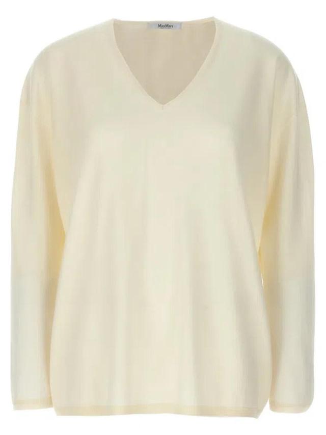 Freccia Sweater In White Product Image