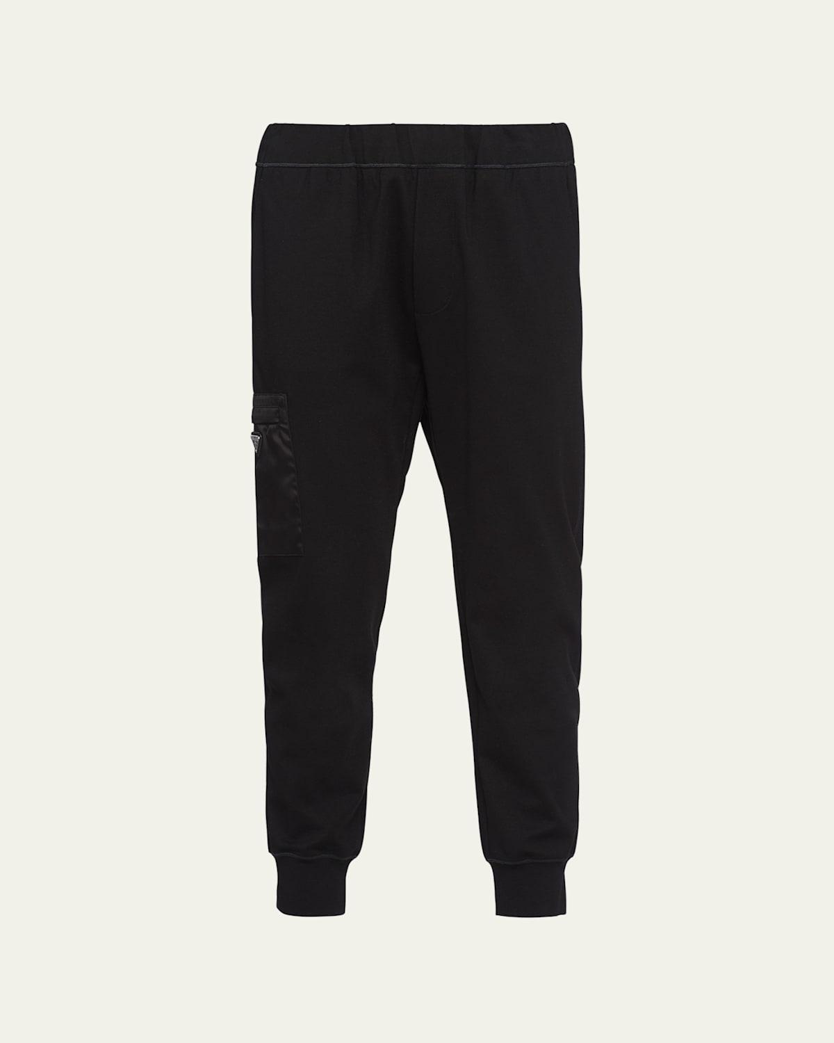 Mens Technical Cotton and Re-Nylon Pants Product Image